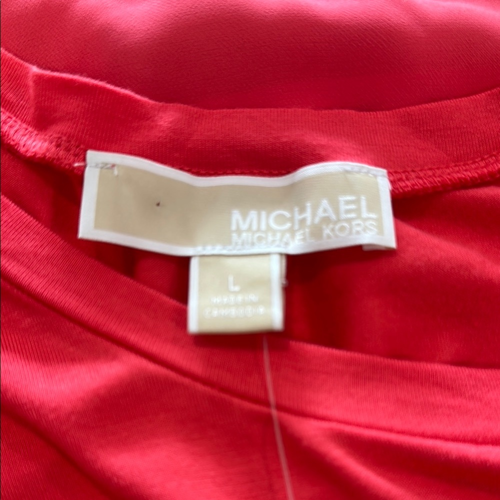Michael Kors coral colored top - NWT - Picture 5 of 7